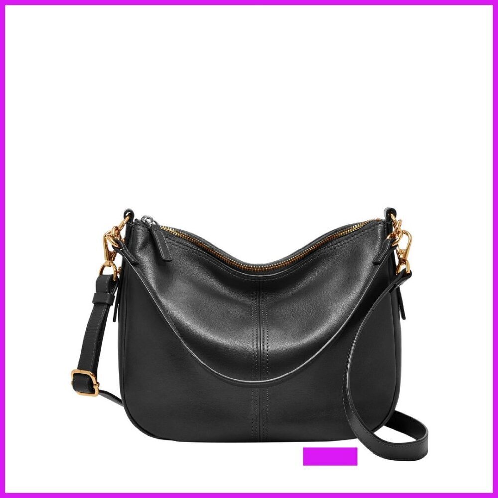 Leather Crossbody Bag Elegant Minimal Chic Everyday Versatile Handbag